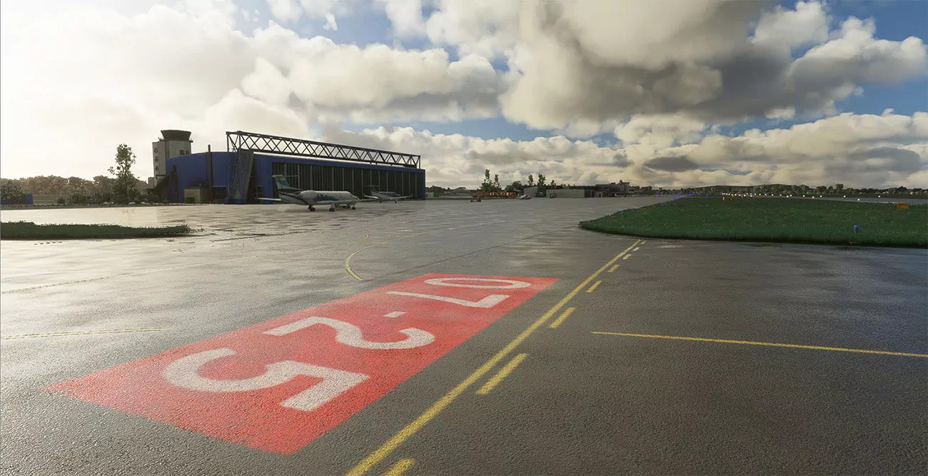 Аэропорт EDMA ( Аугсбург, Германия )