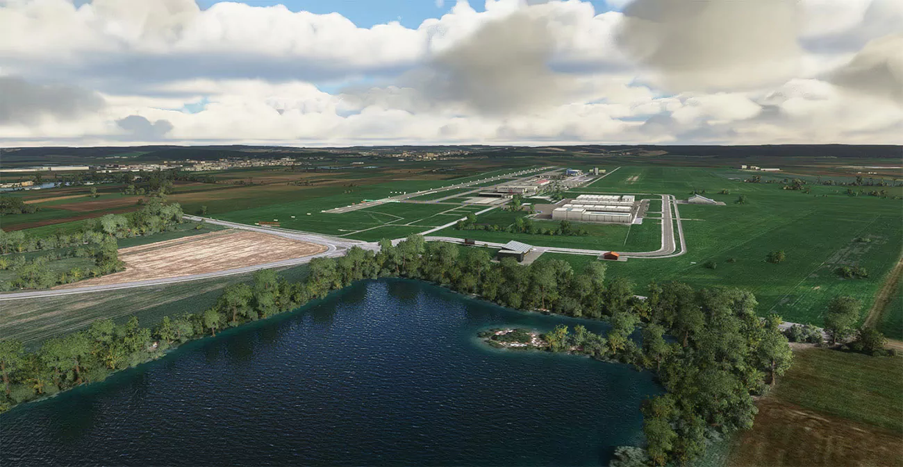 Аэропорт EDMA ( Аугсбург, Германия )