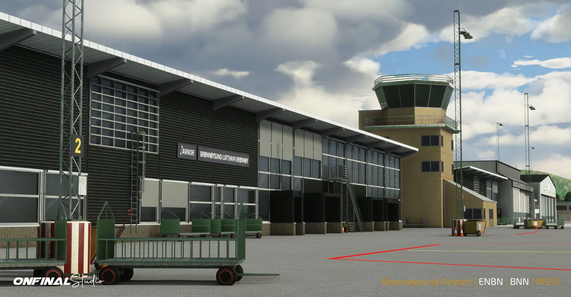 Аэропорт ENBN ( Брённёйсунд, Норвегия )