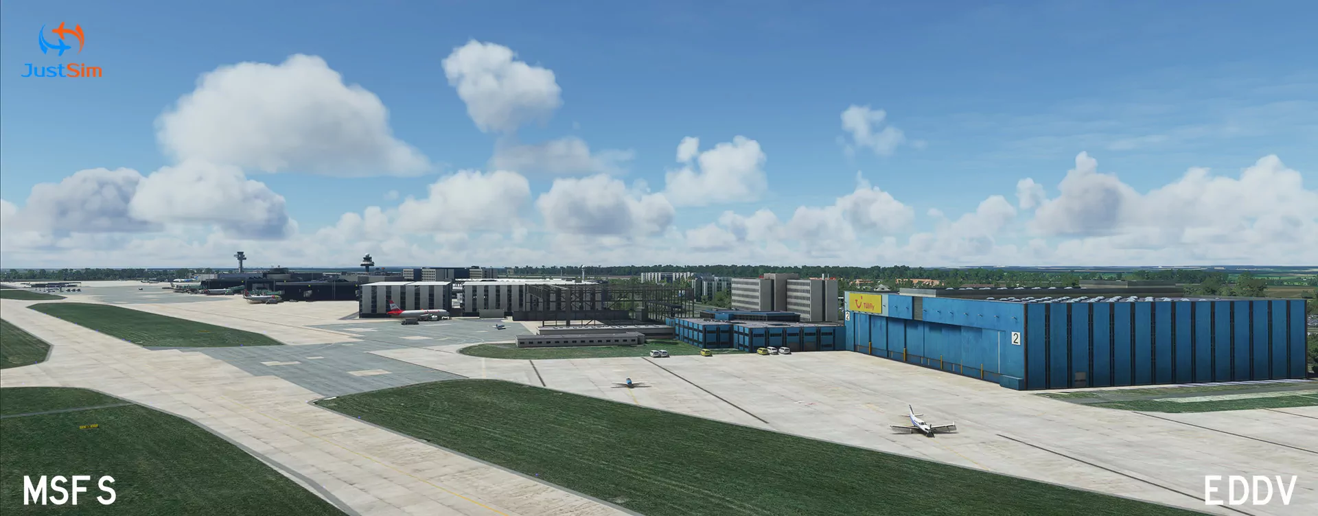 Аэропорт EDDV ( Ганновер, Германия )