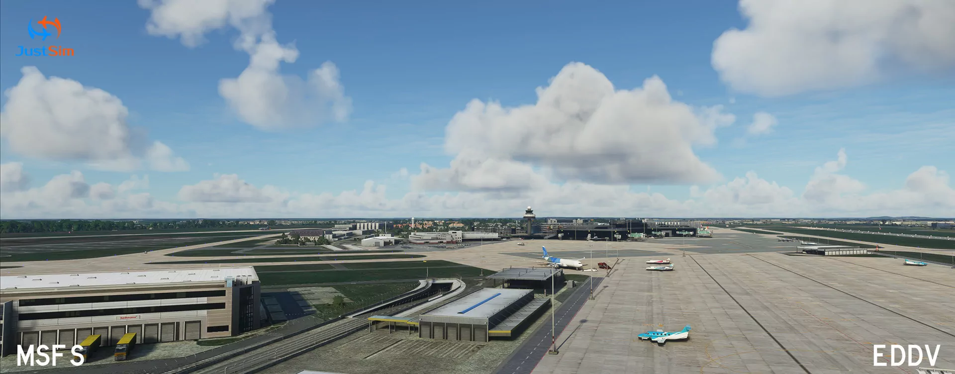 Аэропорт EDDV ( Ганновер, Германия )