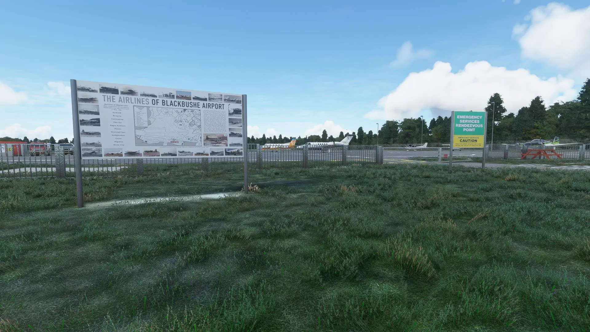 Аэропорт EGLK ( Блэкбуш, Великобритания )