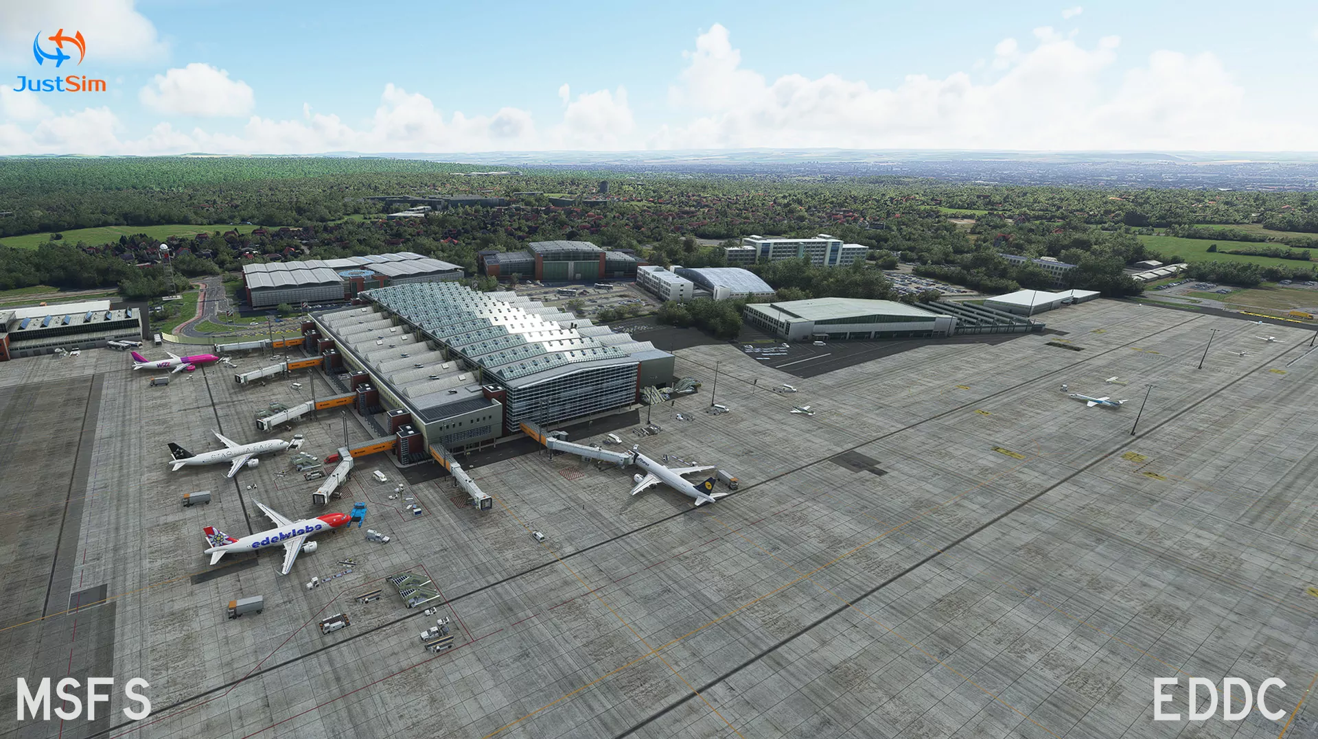 Аэропорт EDDC ( Дрезден, Германия )