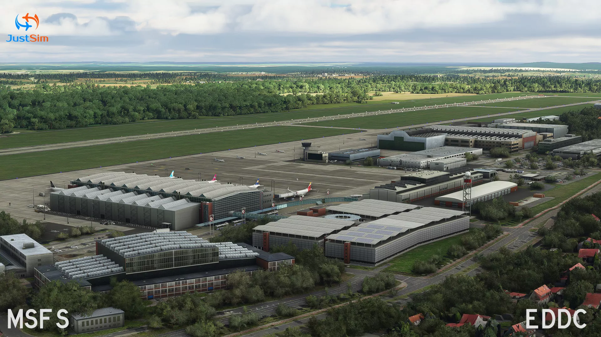 Аэропорт EDDC ( Дрезден, Германия )