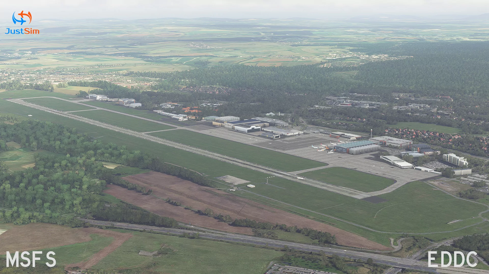 Аэропорт EDDC ( Дрезден, Германия )