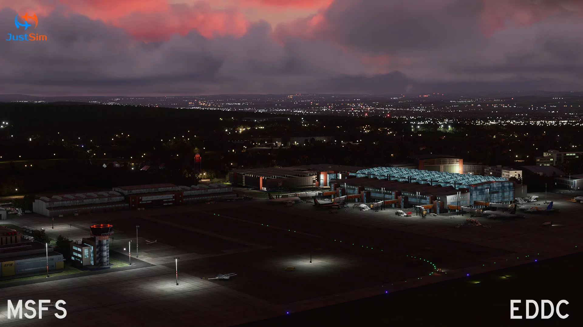 Аэропорт EDDC ( Дрезден, Германия )