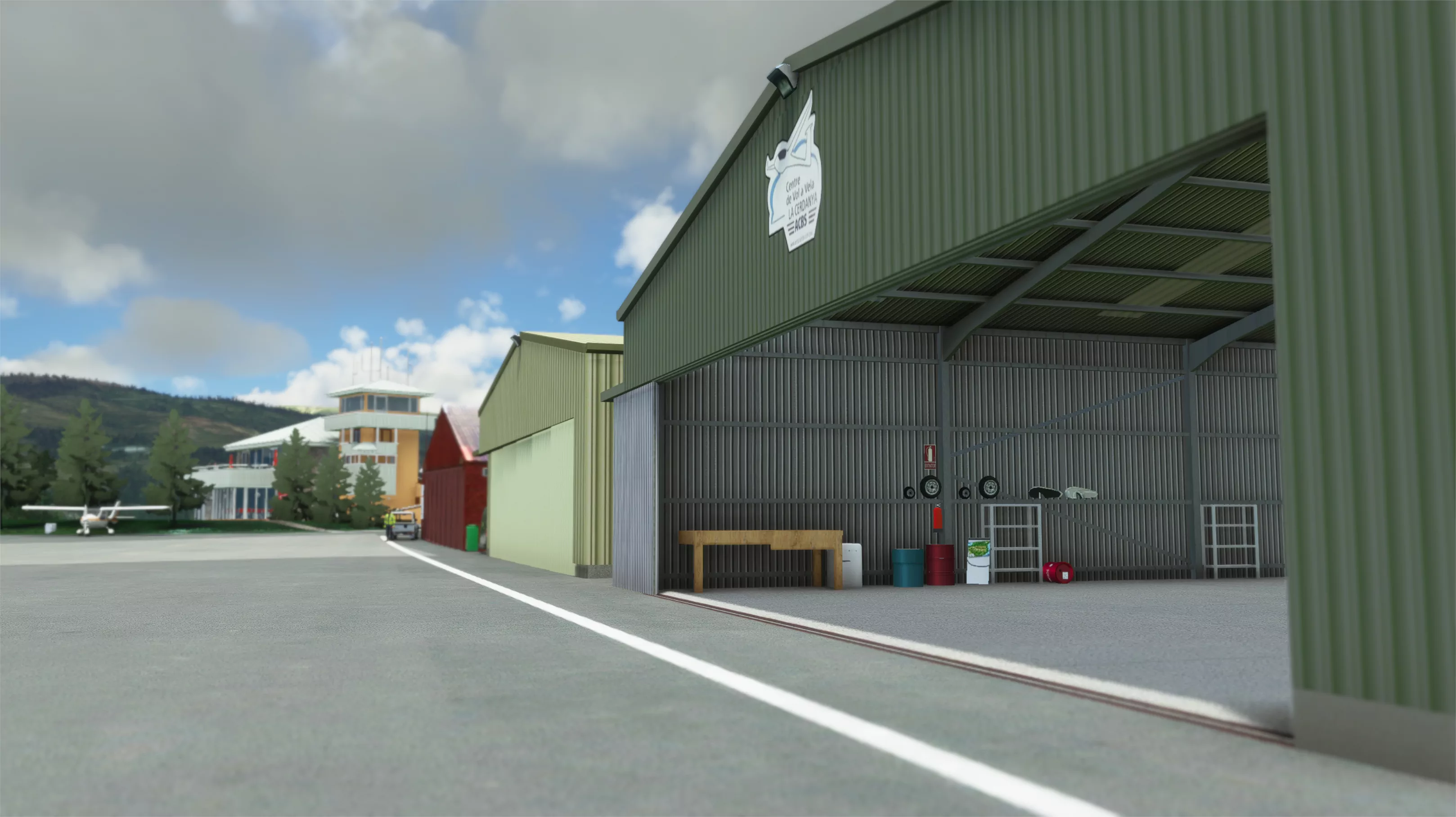 Аэродром LECD ( Ла-Серданья, Испания )