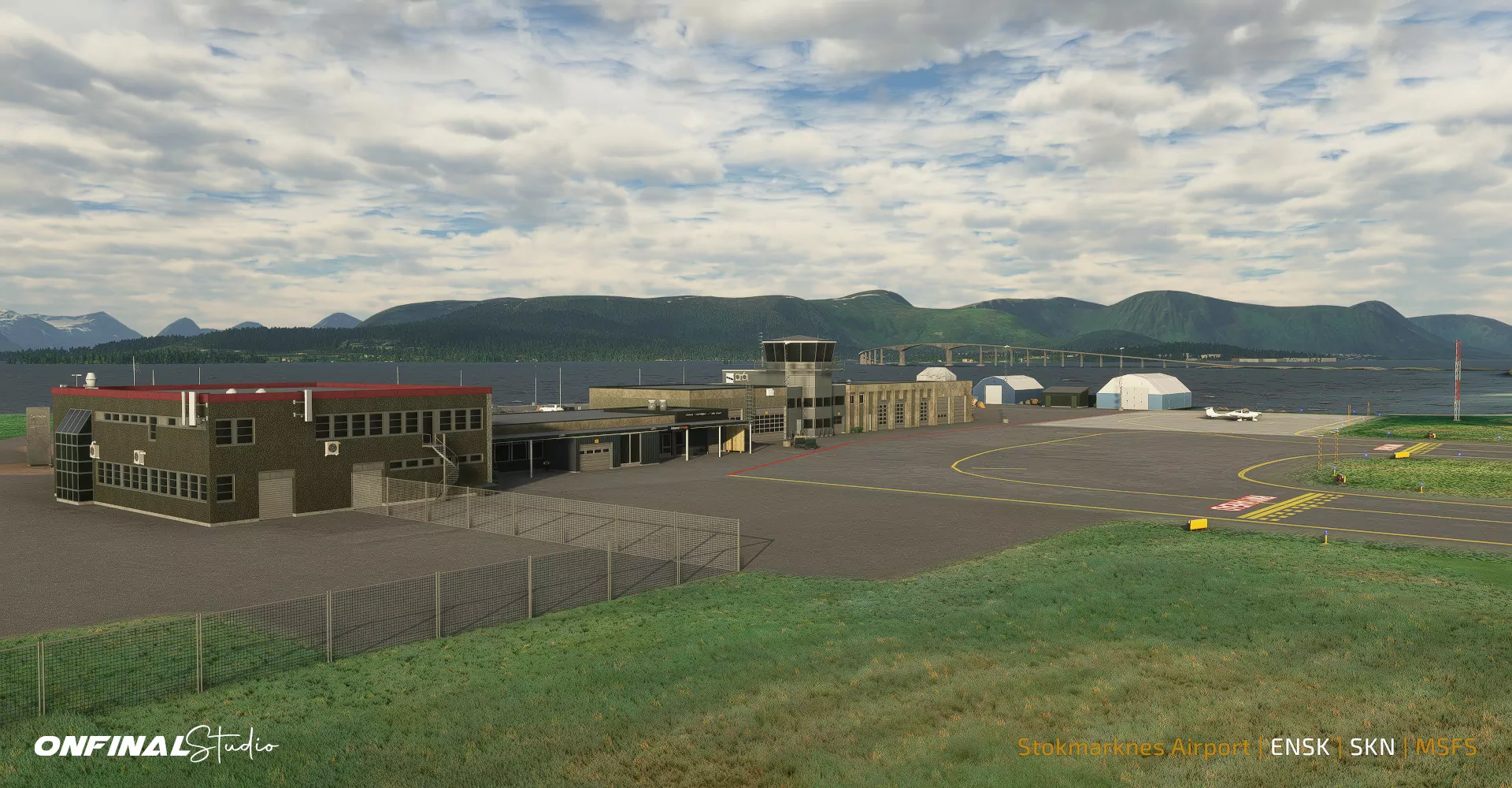 Аэропорт ENSK ( Стокмаркнес, Норвегия )