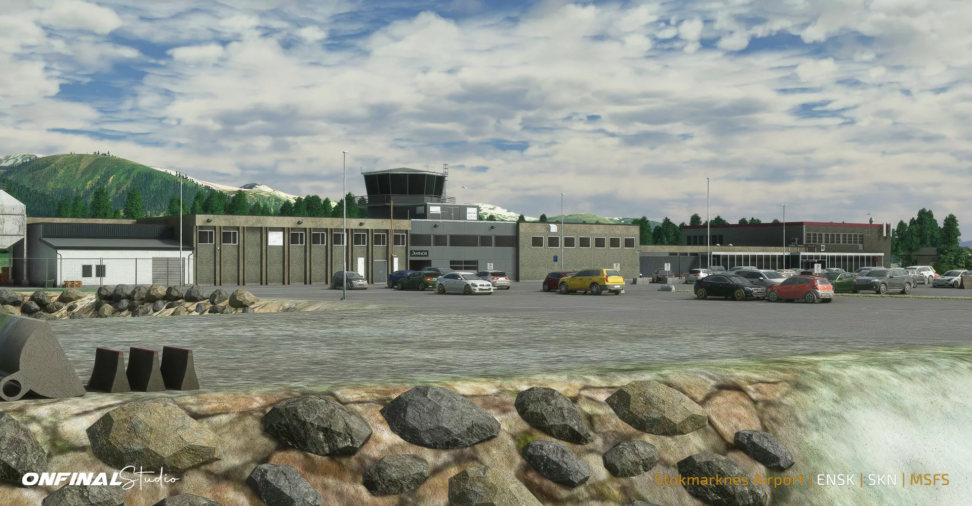 Аэропорт ENSK ( Стокмаркнес, Норвегия )