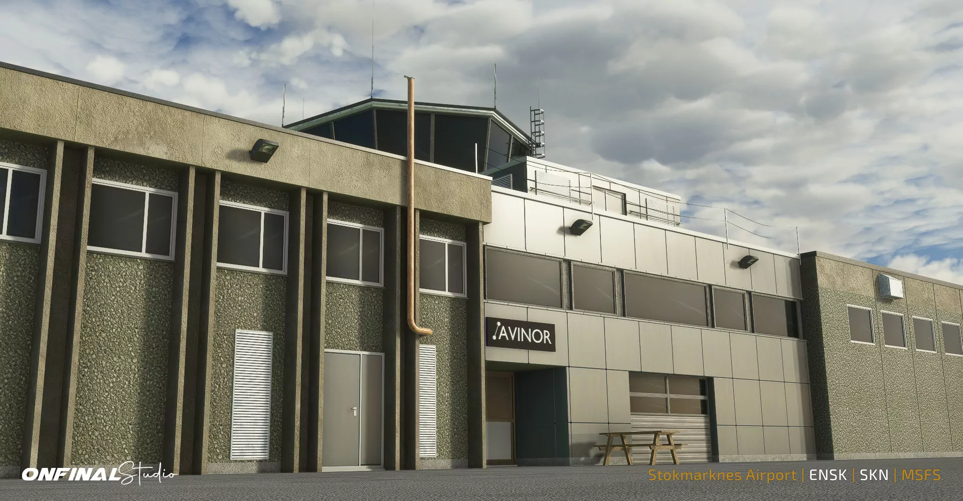 Аэропорт ENSK ( Стокмаркнес, Норвегия )