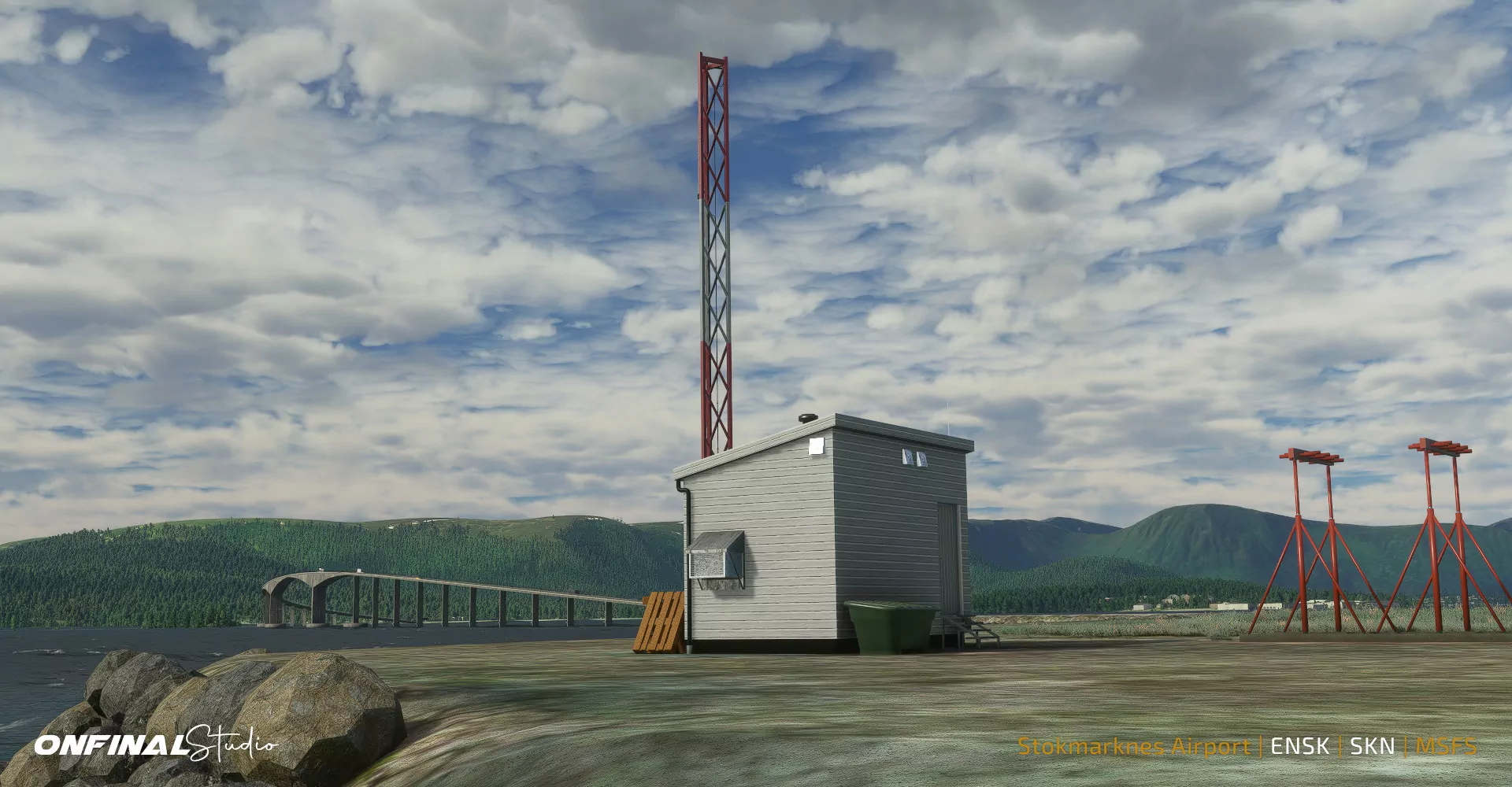 Аэропорт ENSK ( Стокмаркнес, Норвегия )
