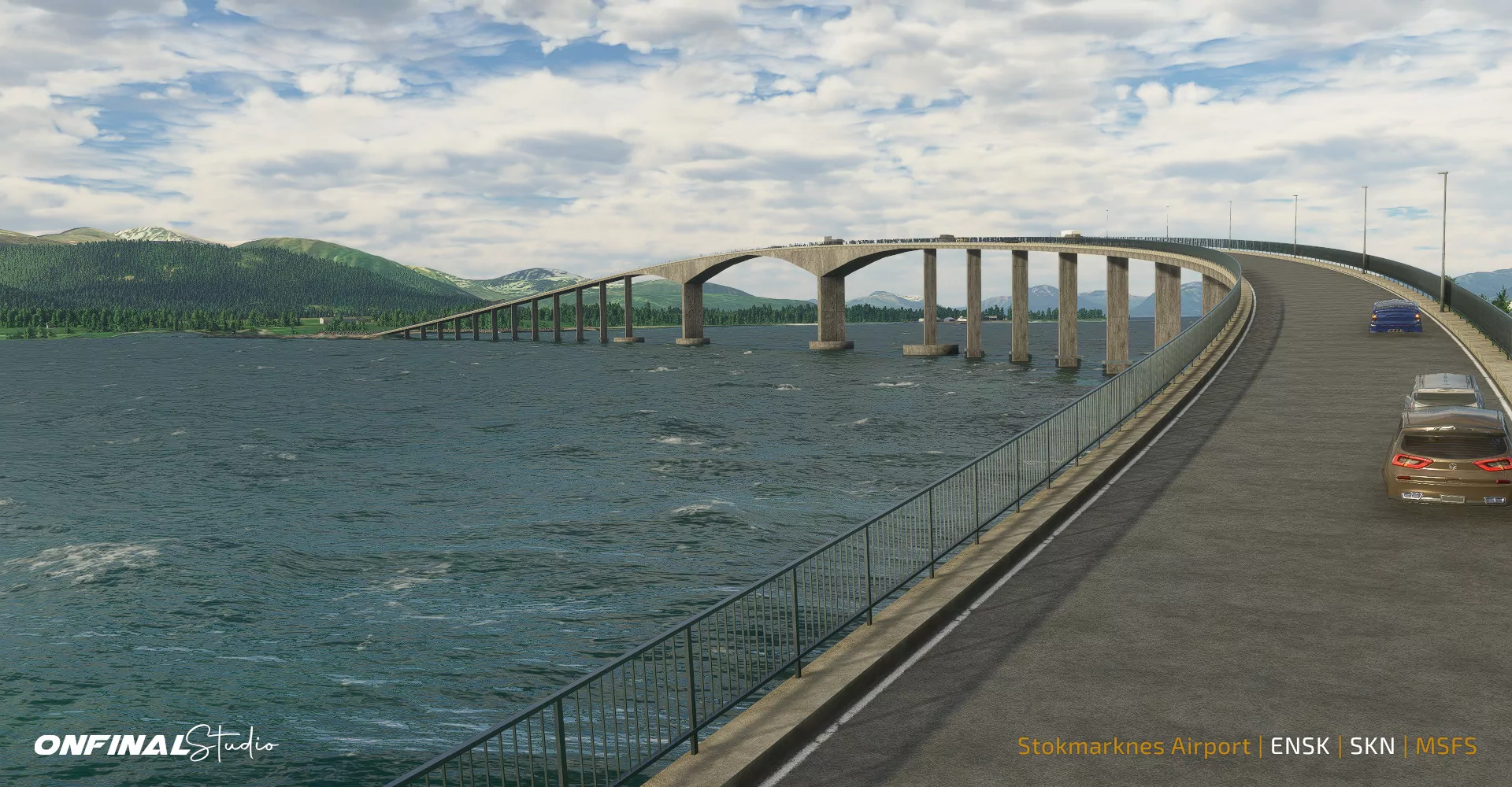 Аэропорт ENSK ( Стокмаркнес, Норвегия )