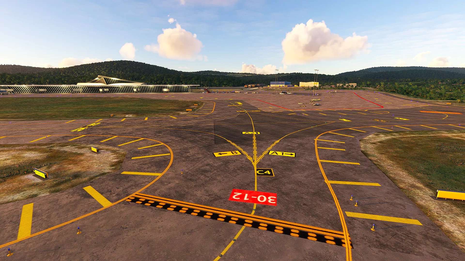 Аэропорт LEBB ( Бильбао, Испания )