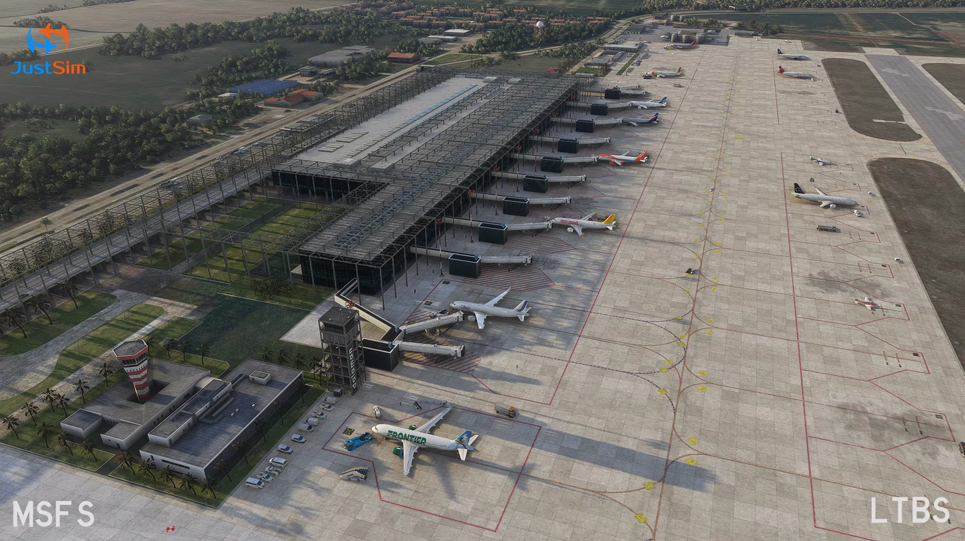 Аэропорт LTBS ( Даламан, Турция )