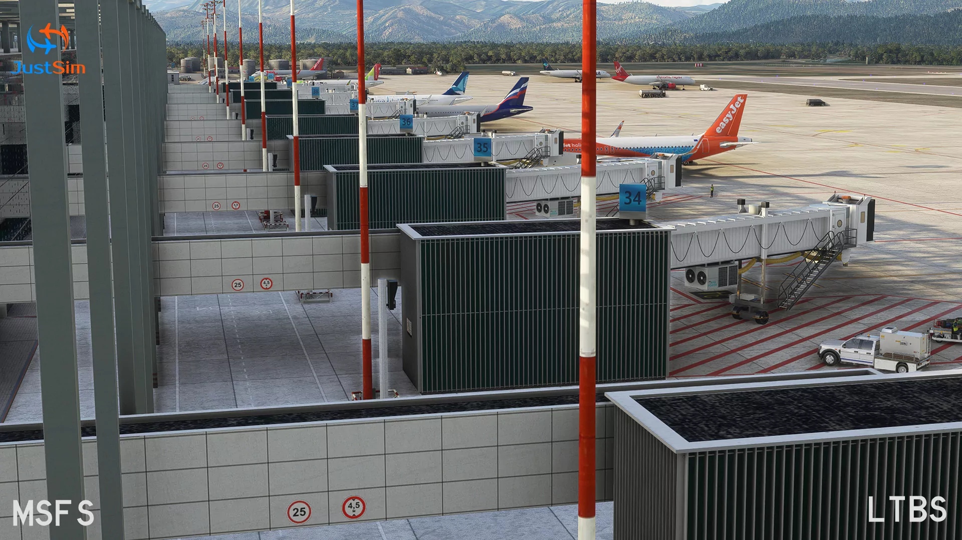 Аэропорт LTBS ( Даламан, Турция )