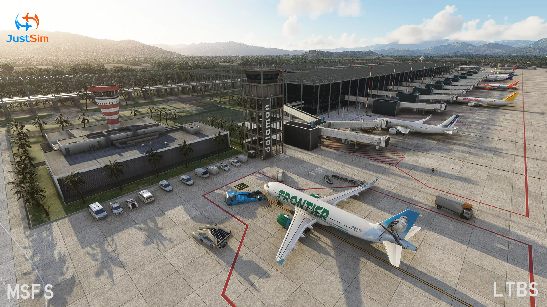 Аэропорт LTBS ( Даламан, Турция )