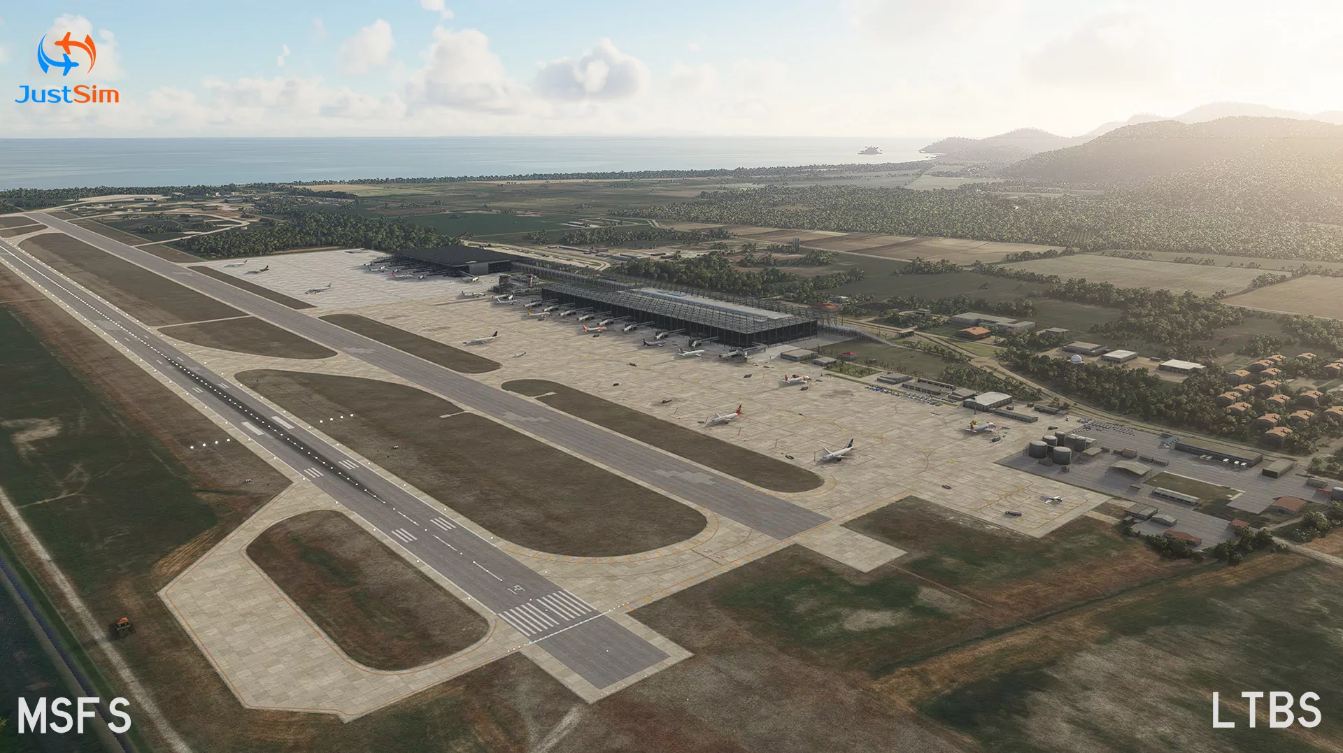 Аэропорт LTBS ( Даламан, Турция )