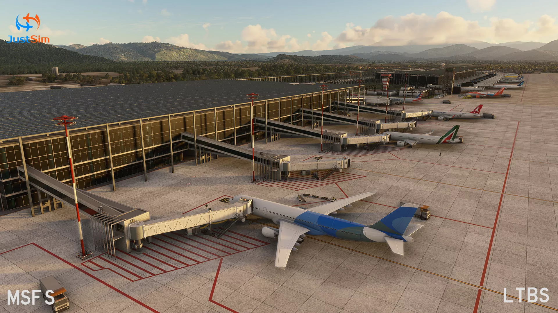 Аэропорт LTBS ( Даламан, Турция )