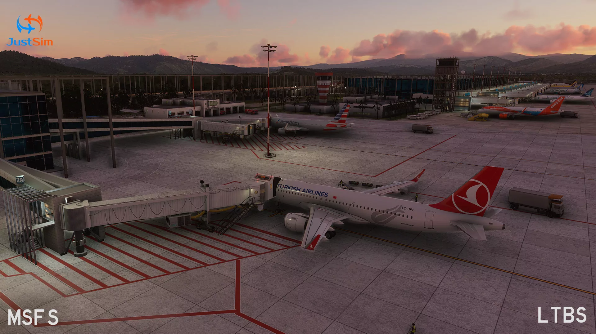 Аэропорт LTBS ( Даламан, Турция )