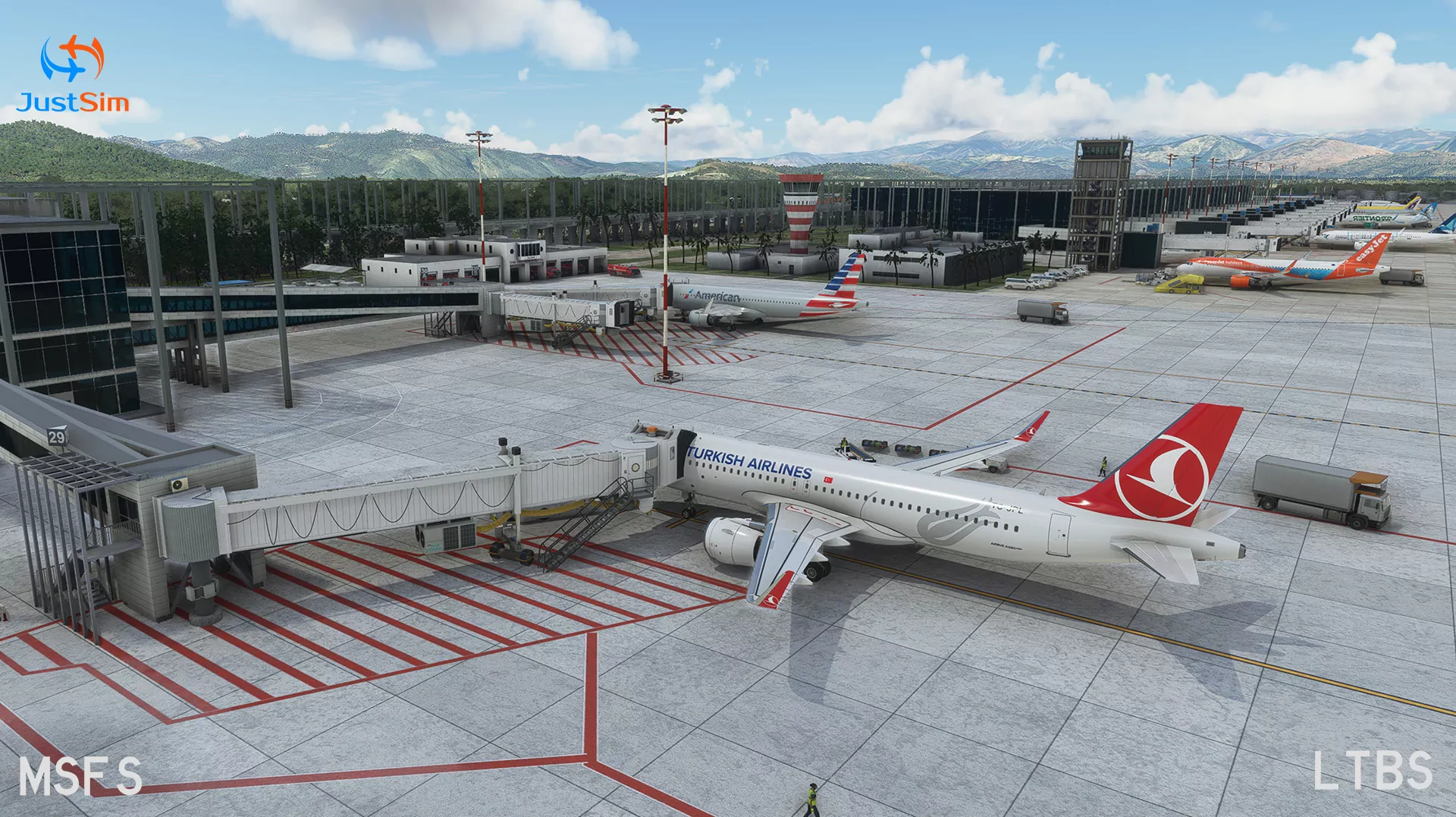 Аэропорт LTBS ( Даламан, Турция )