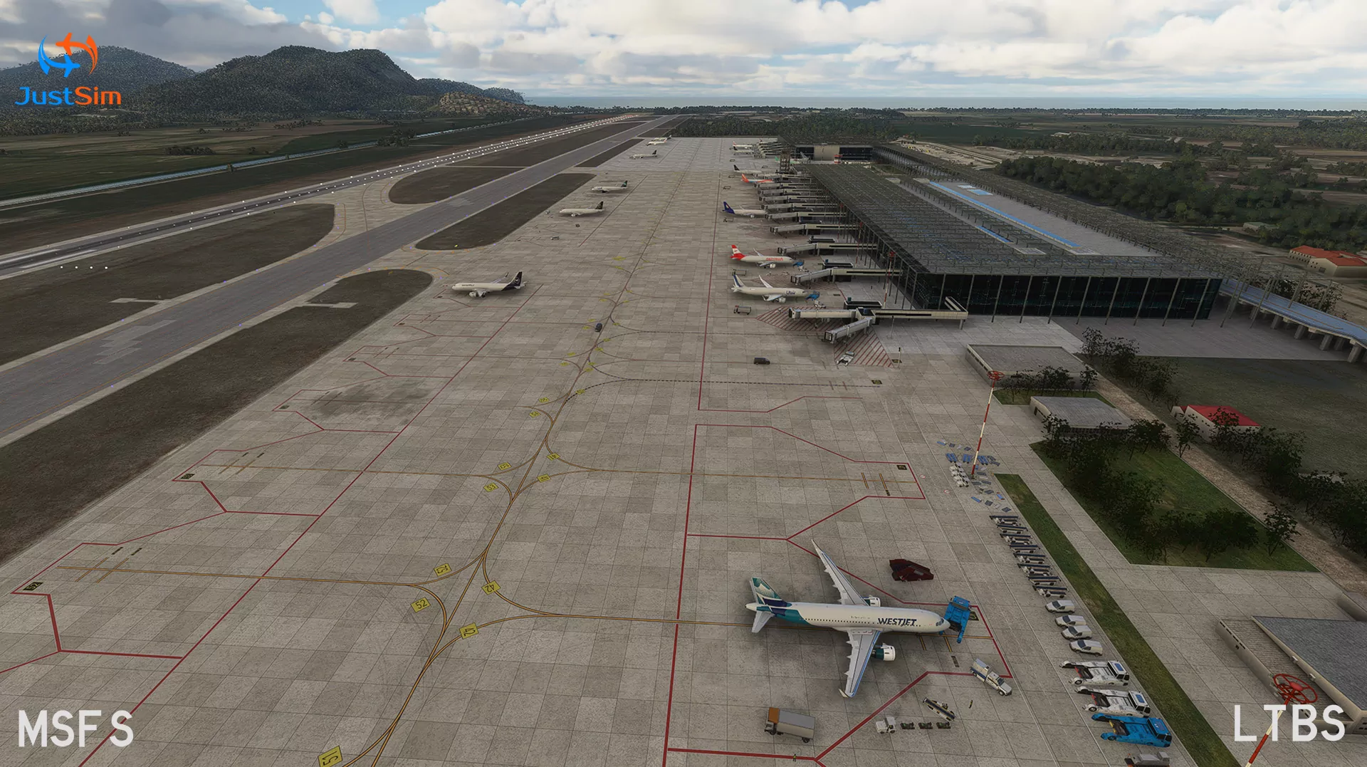 Аэропорт LTBS ( Даламан, Турция )