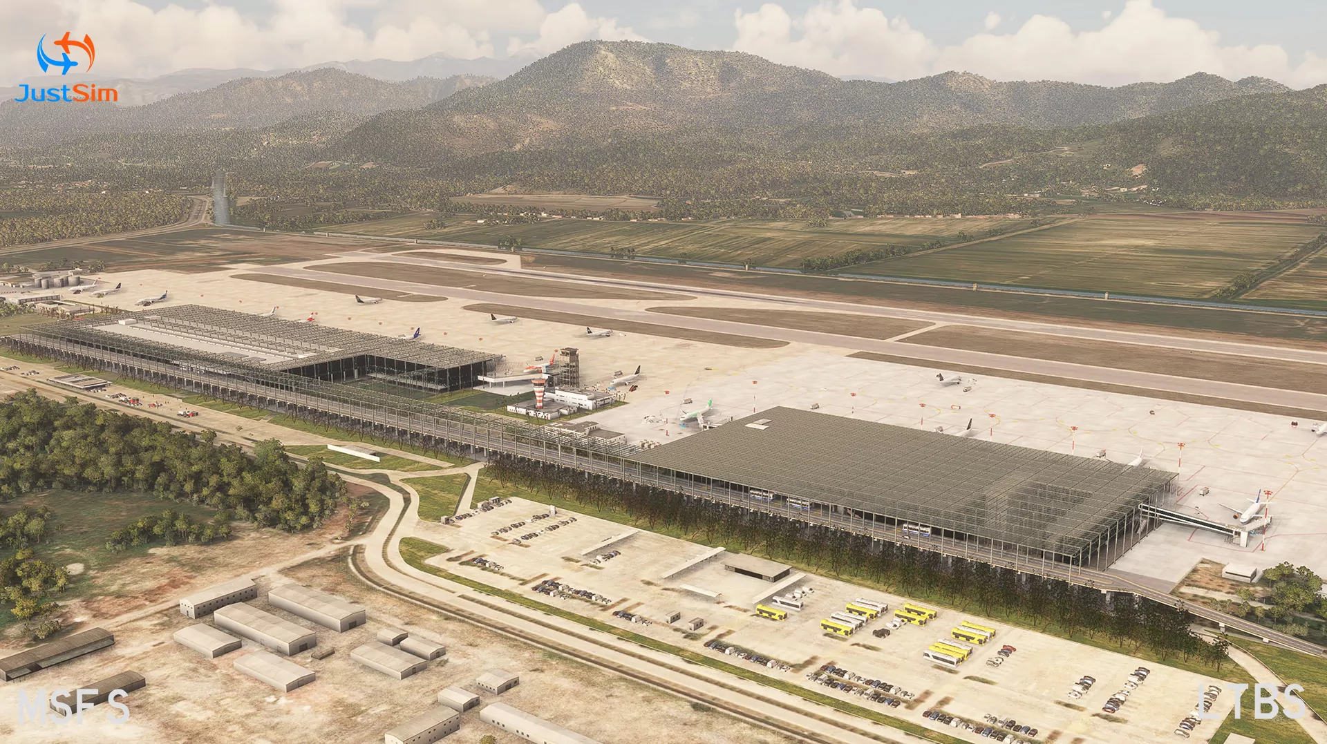 Аэропорт LTBS ( Даламан, Турция )