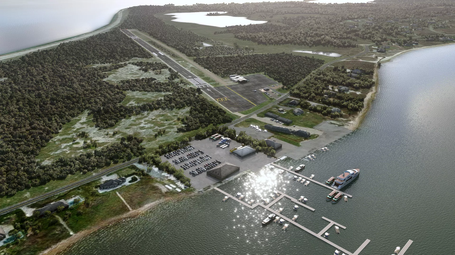 Аэропорт KMTP ( Монток, США )