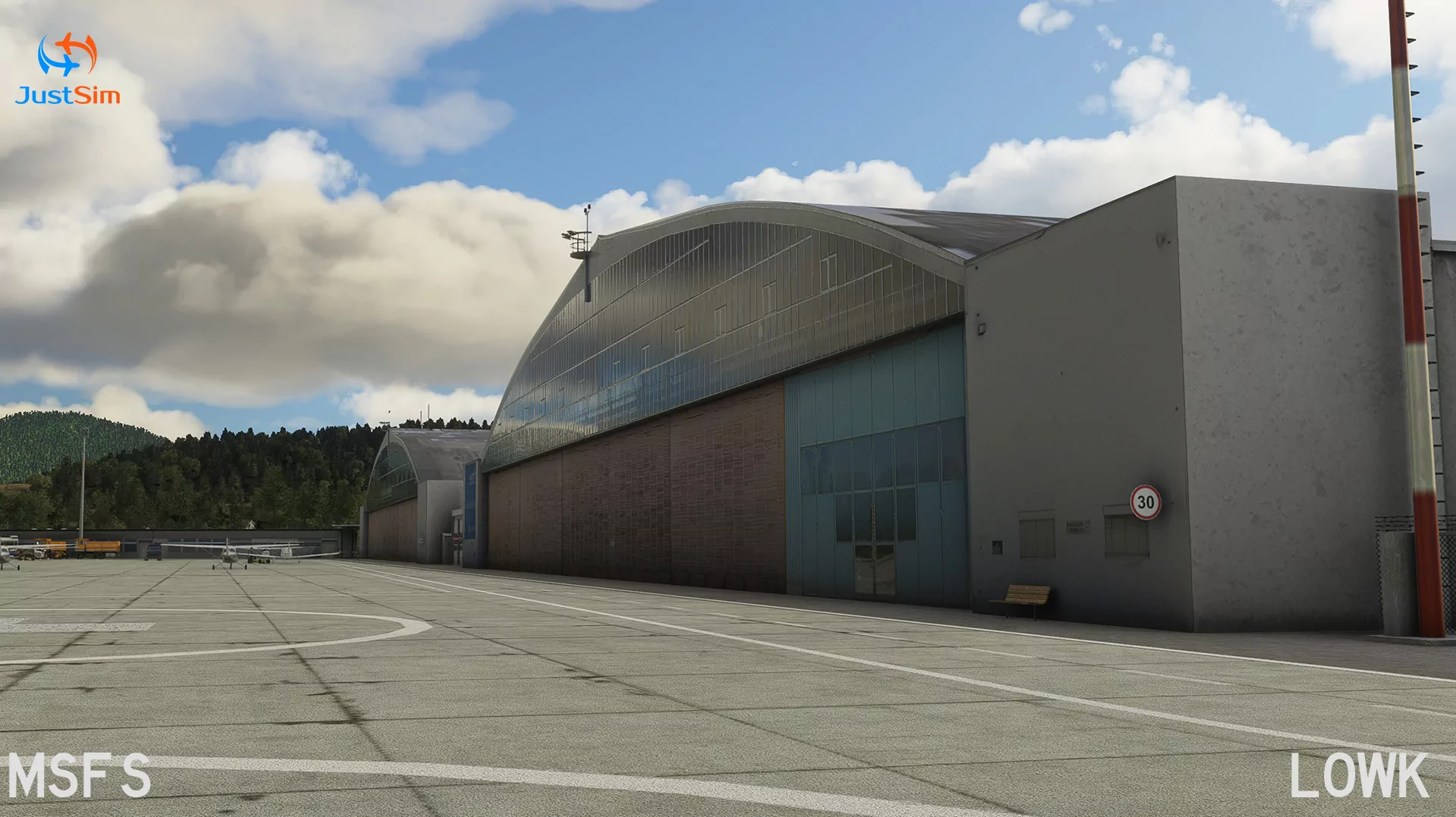 Аэропорт LOWK ( Клагенфурт, Австрия )