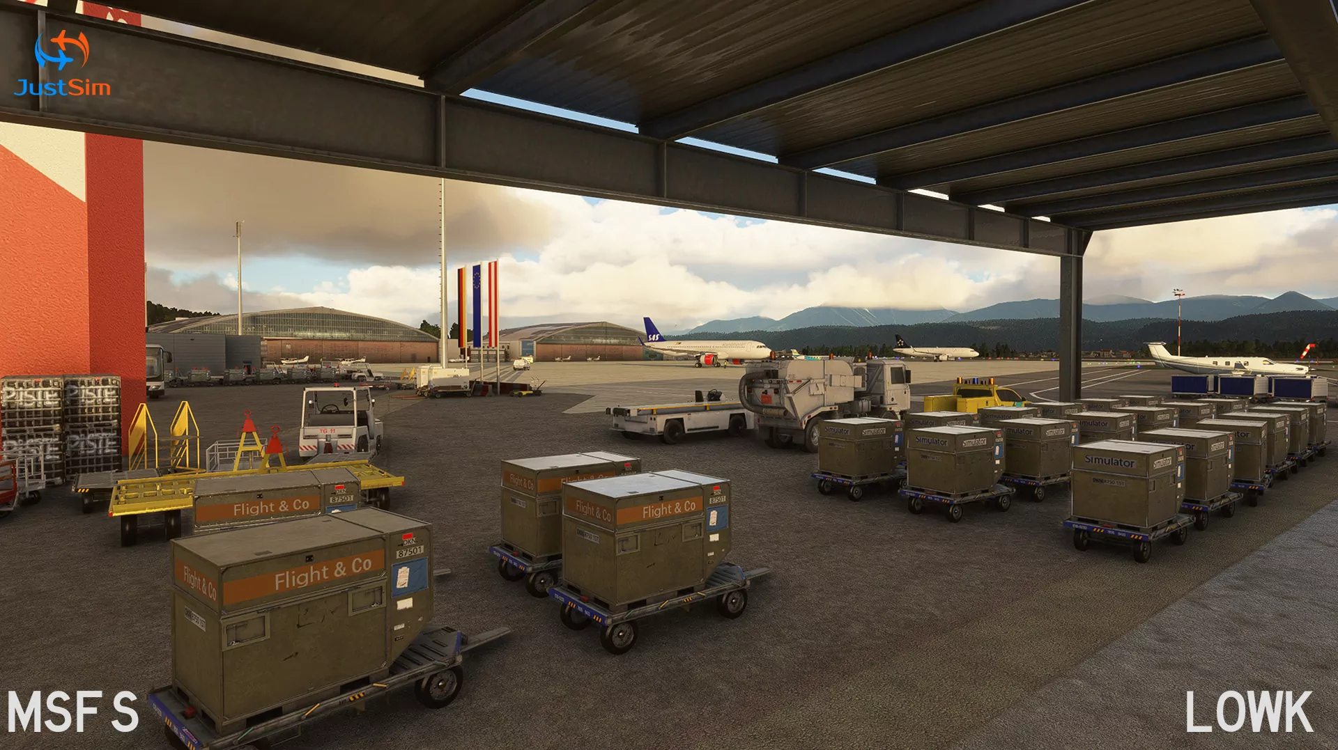 Аэропорт LOWK ( Клагенфурт, Австрия )