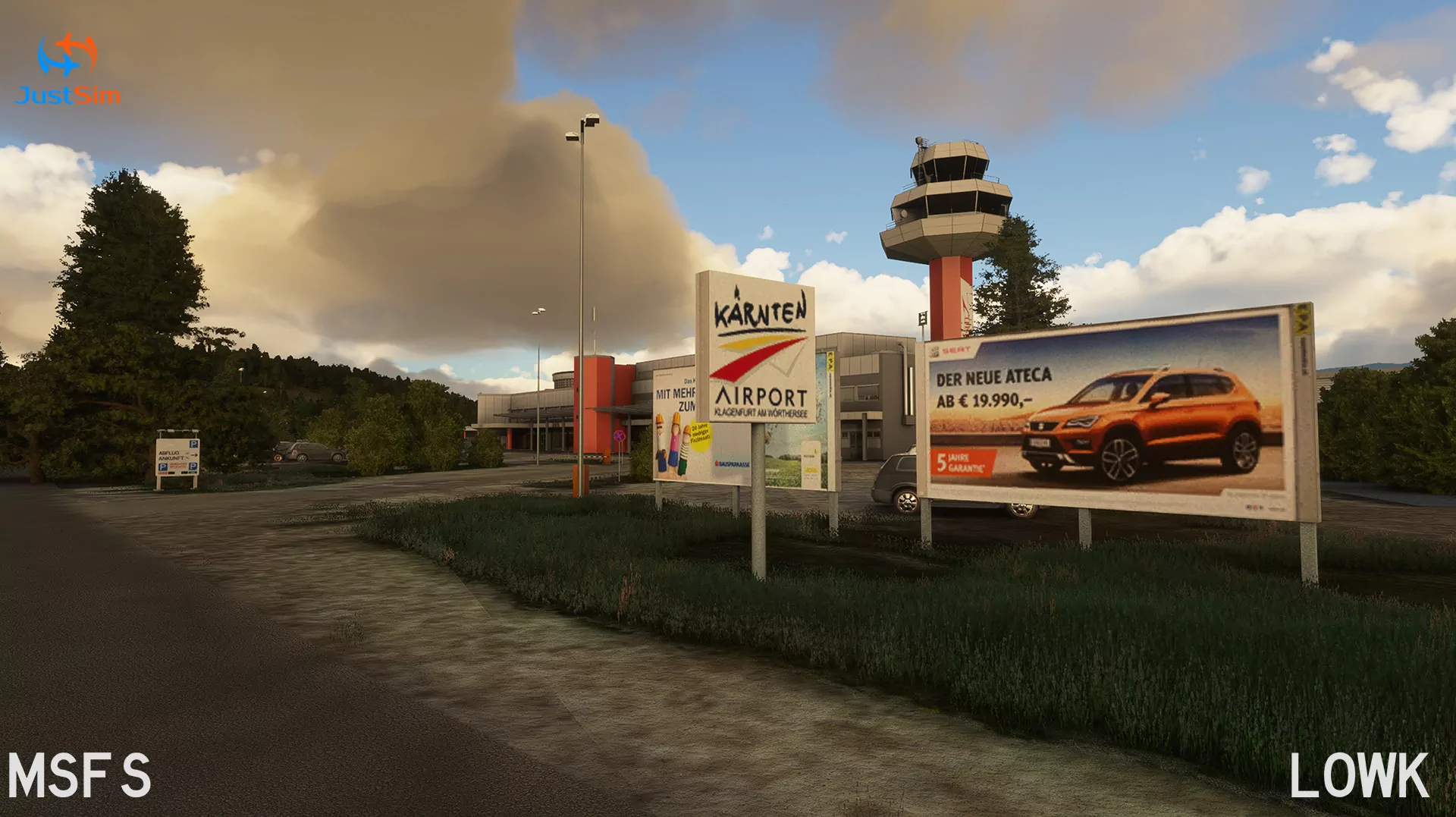 Аэропорт LOWK ( Клагенфурт, Австрия )