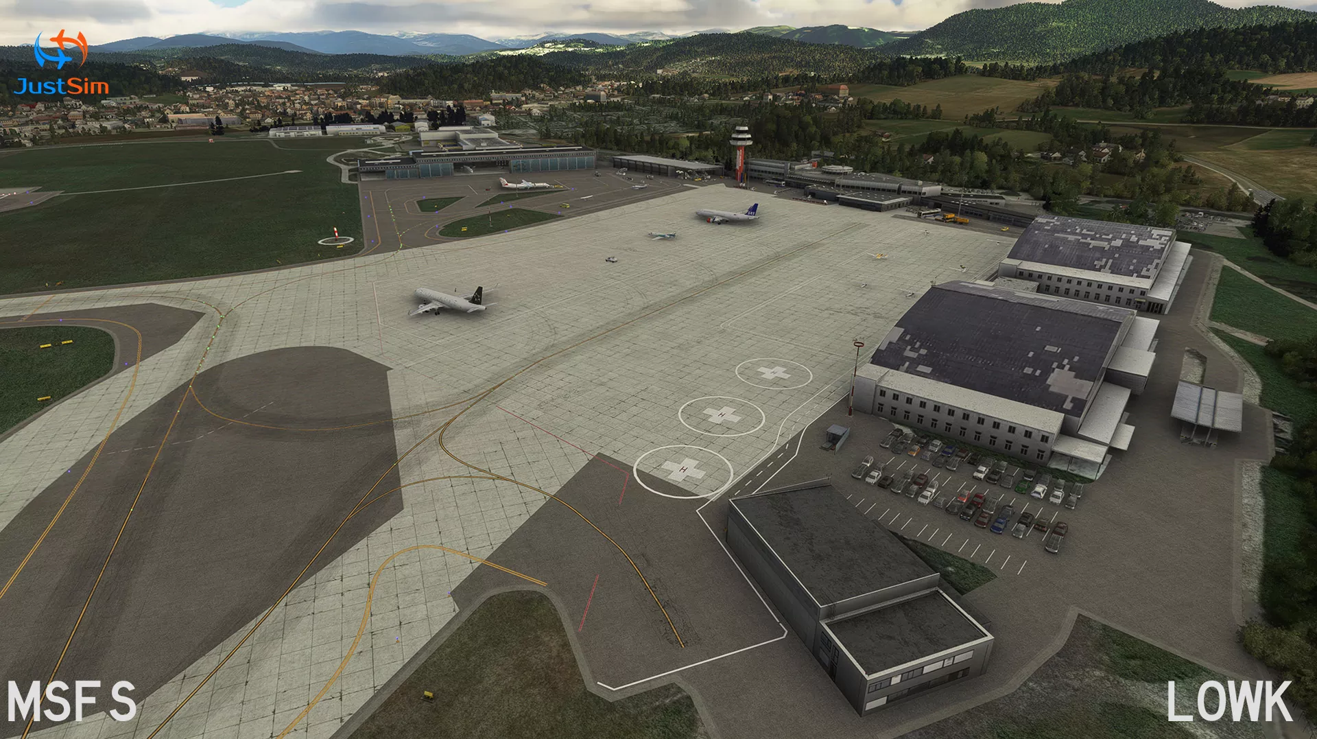 Аэропорт LOWK ( Клагенфурт, Австрия )
