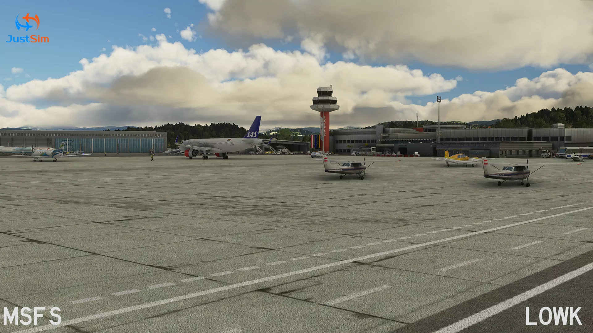 Аэропорт LOWK ( Клагенфурт, Австрия )