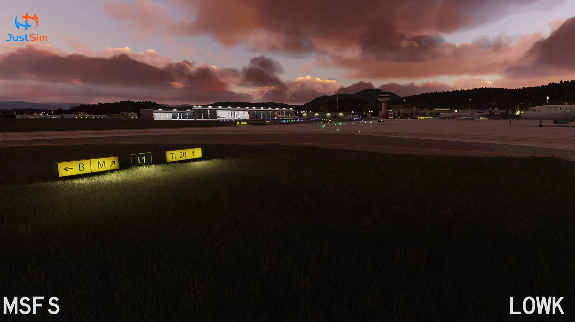 Аэропорт LOWK ( Клагенфурт, Австрия )