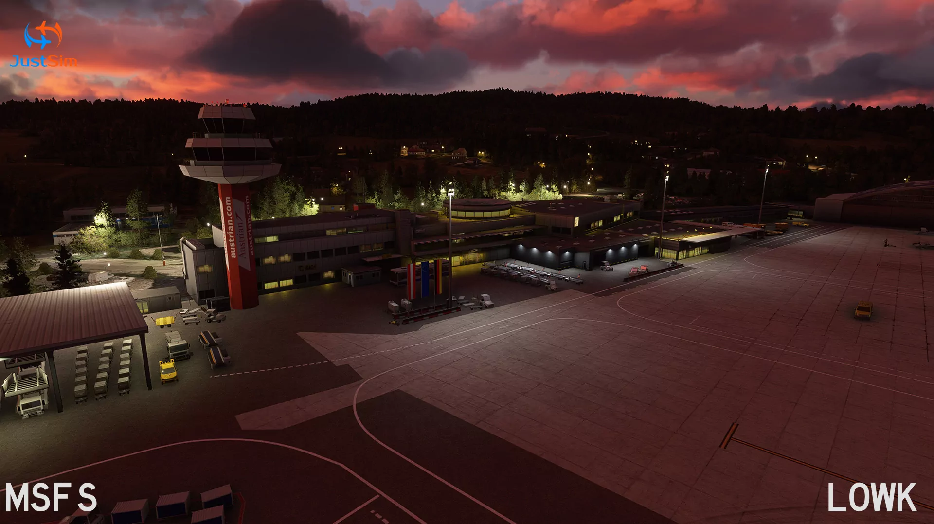 Аэропорт LOWK ( Клагенфурт, Австрия )