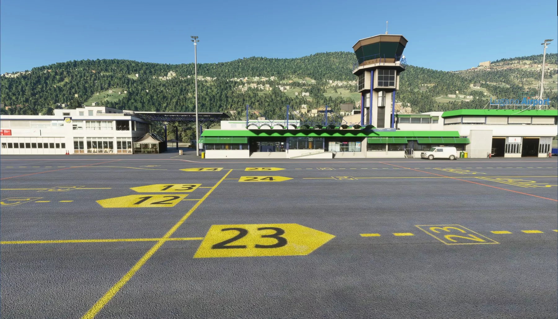 Аэропорт LSZA ( Лугано, Швейцария )