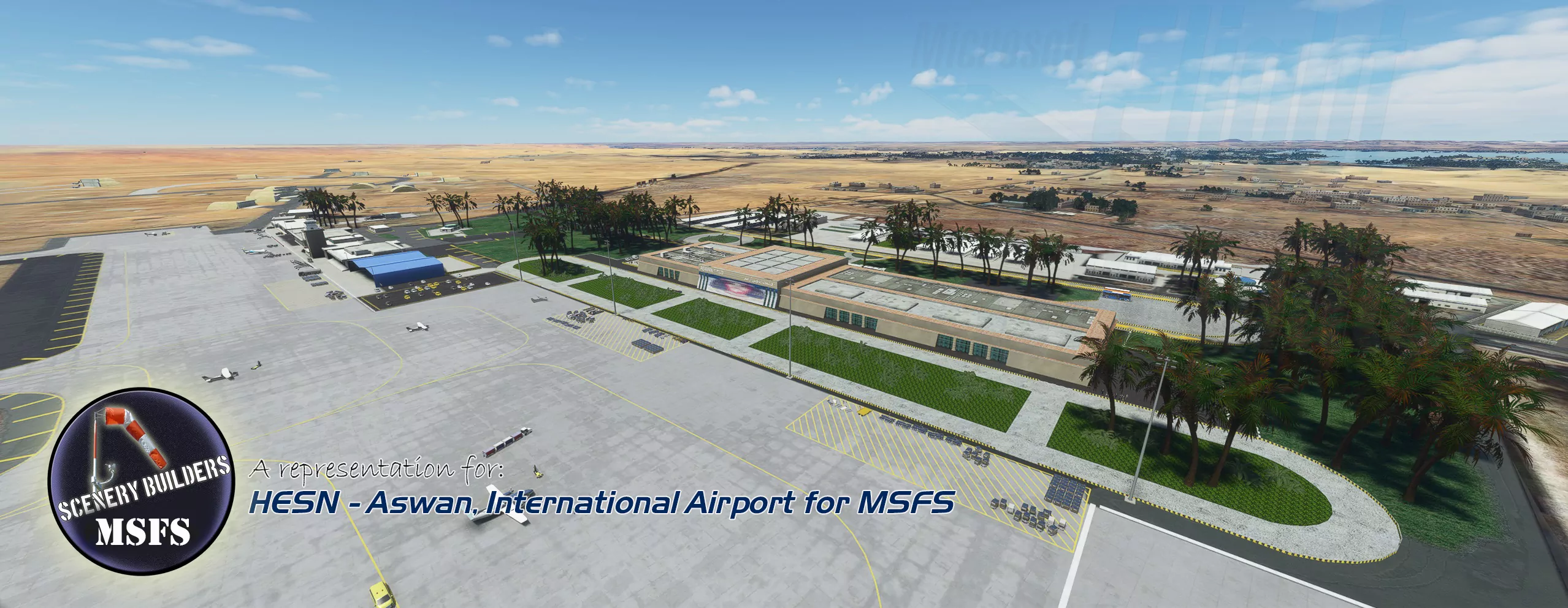 Аэропорт HESN ( Асуан, Египет )