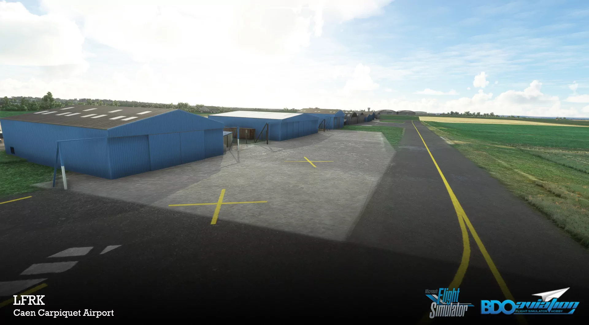 Аэропорт LFRK ( Кан, Франция )