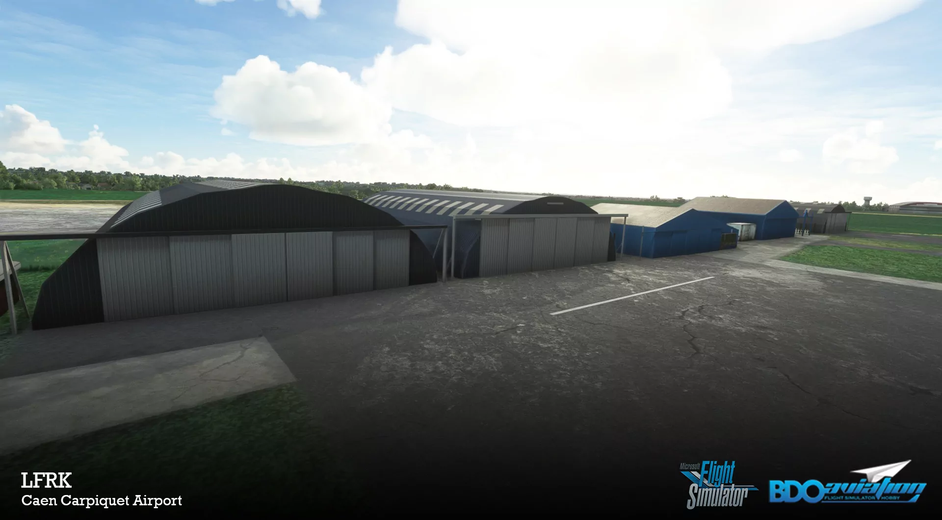 Аэропорт LFRK ( Кан, Франция )