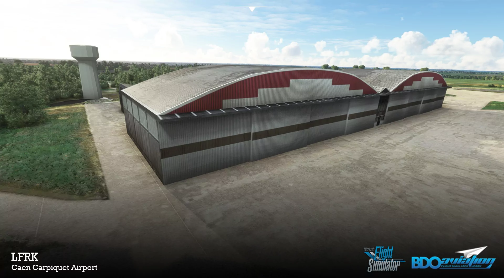 Аэропорт LFRK ( Кан, Франция )