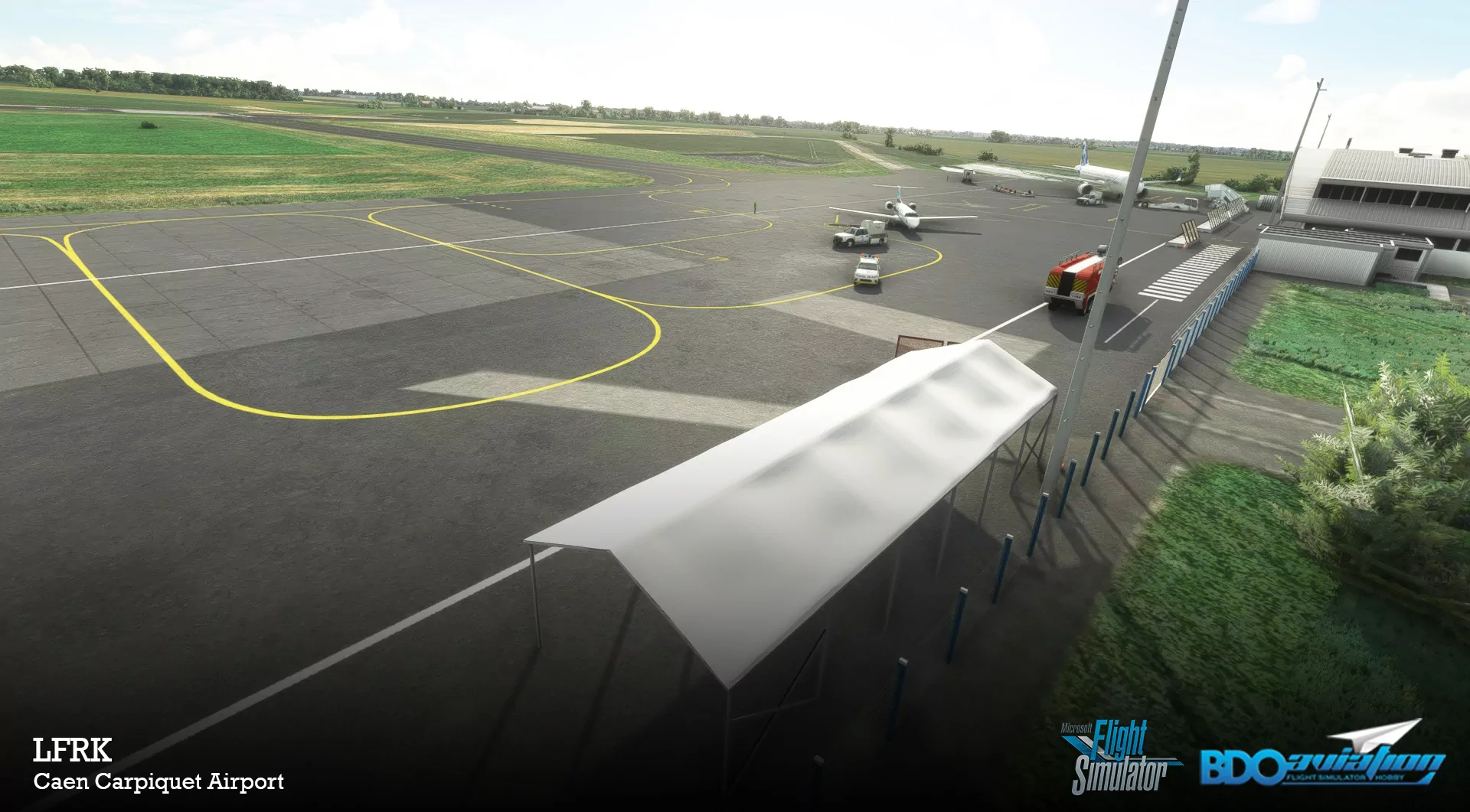 Аэропорт LFRK ( Кан, Франция )