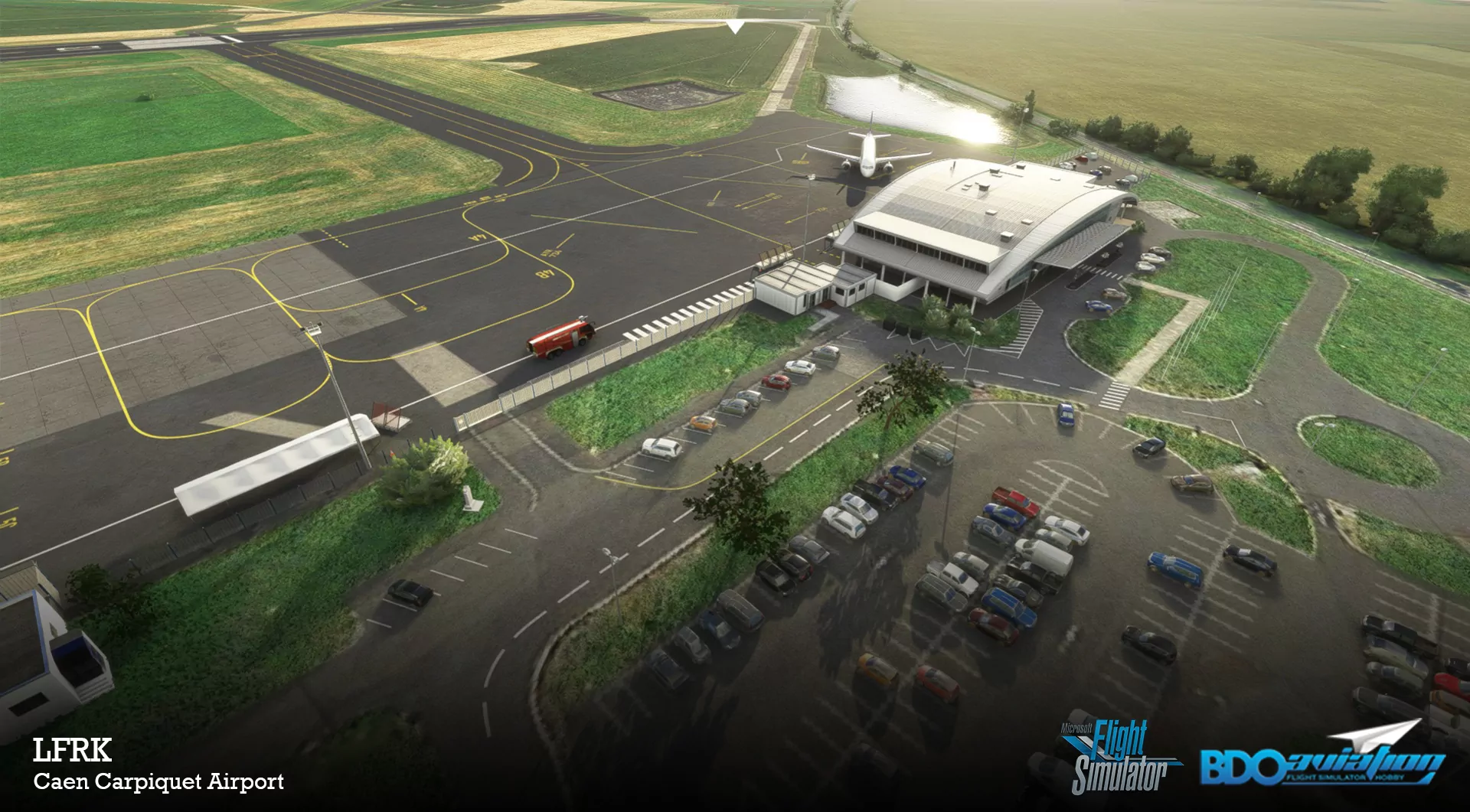 Аэропорт LFRK ( Кан, Франция )