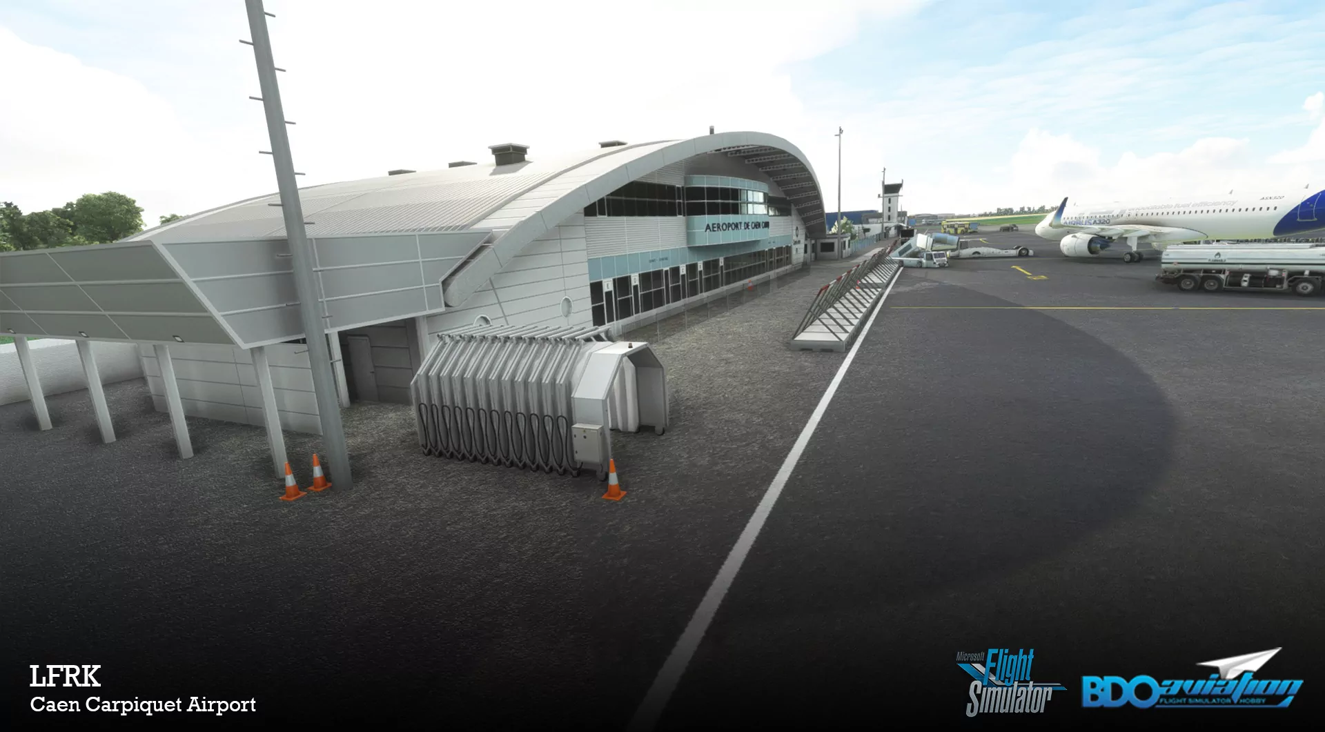 Аэропорт LFRK ( Кан, Франция )