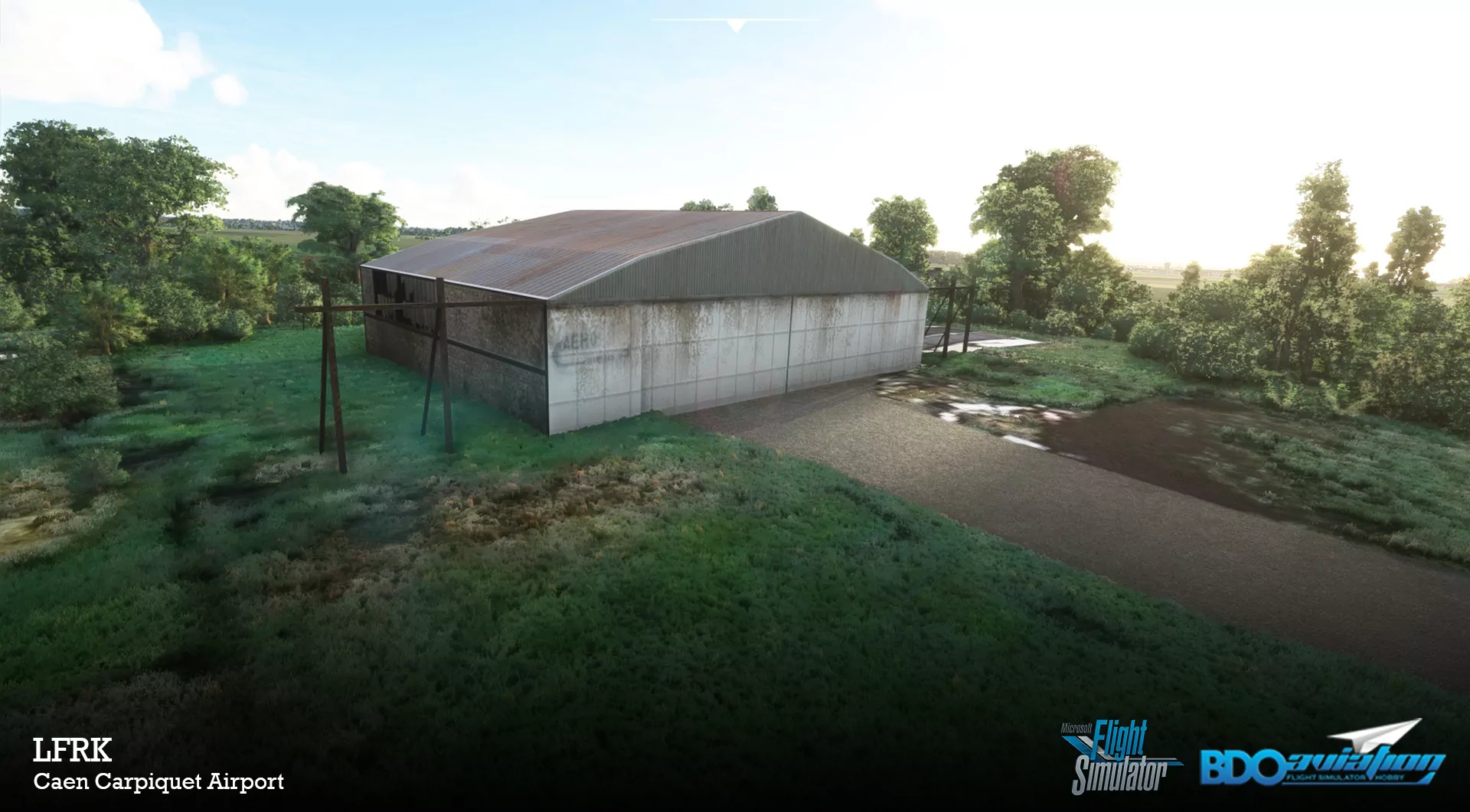 Аэропорт LFRK ( Кан, Франция )