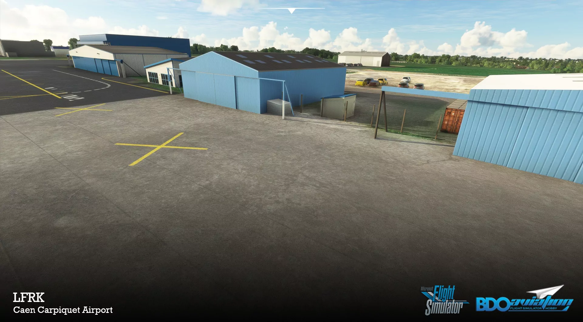 Аэропорт LFRK ( Кан, Франция )