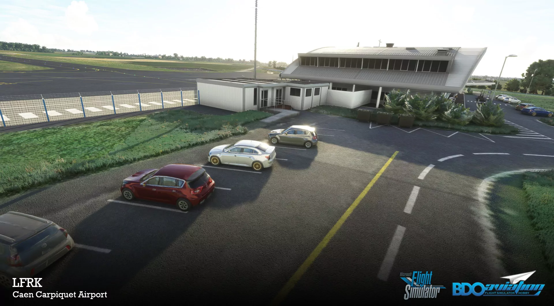Аэропорт LFRK ( Кан, Франция )