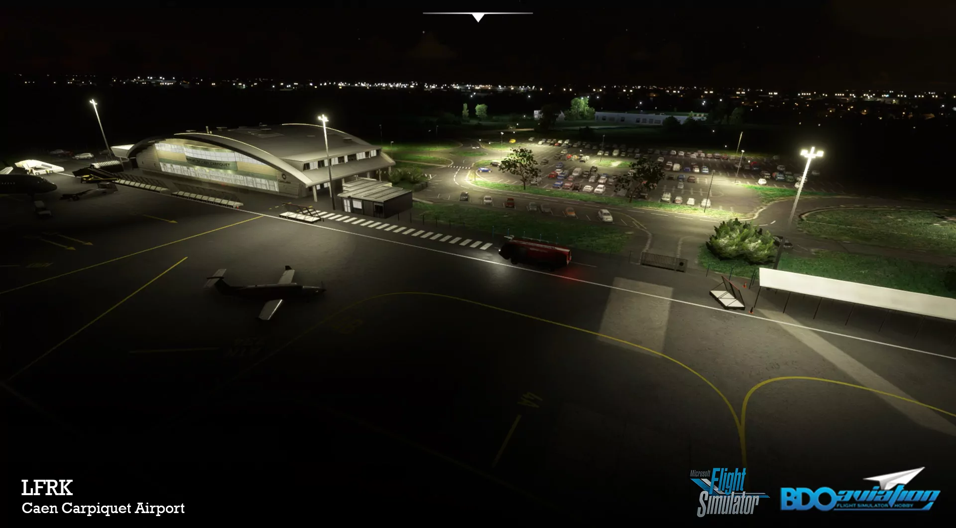 Аэропорт LFRK ( Кан, Франция )