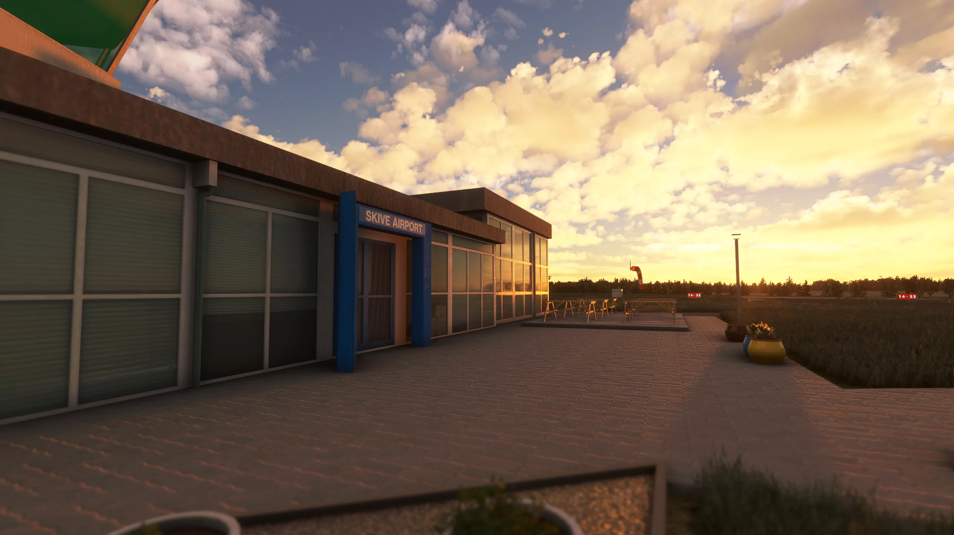 Аэропорт EKSV ( Скиве, Дания )