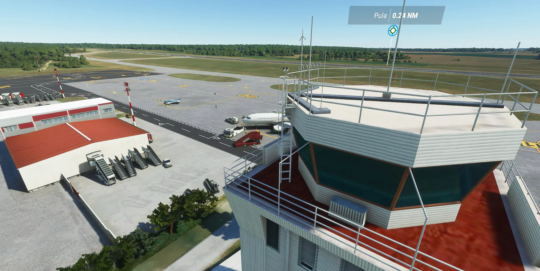 Аэропорт LDPL ( Пула, Хорватия )