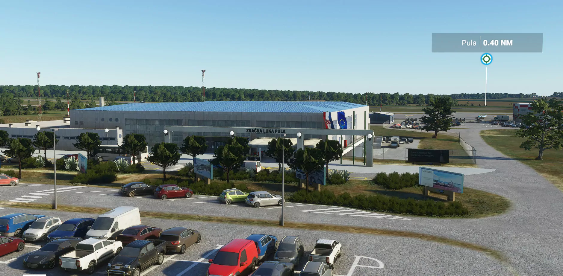 Аэропорт LDPL ( Пула, Хорватия )