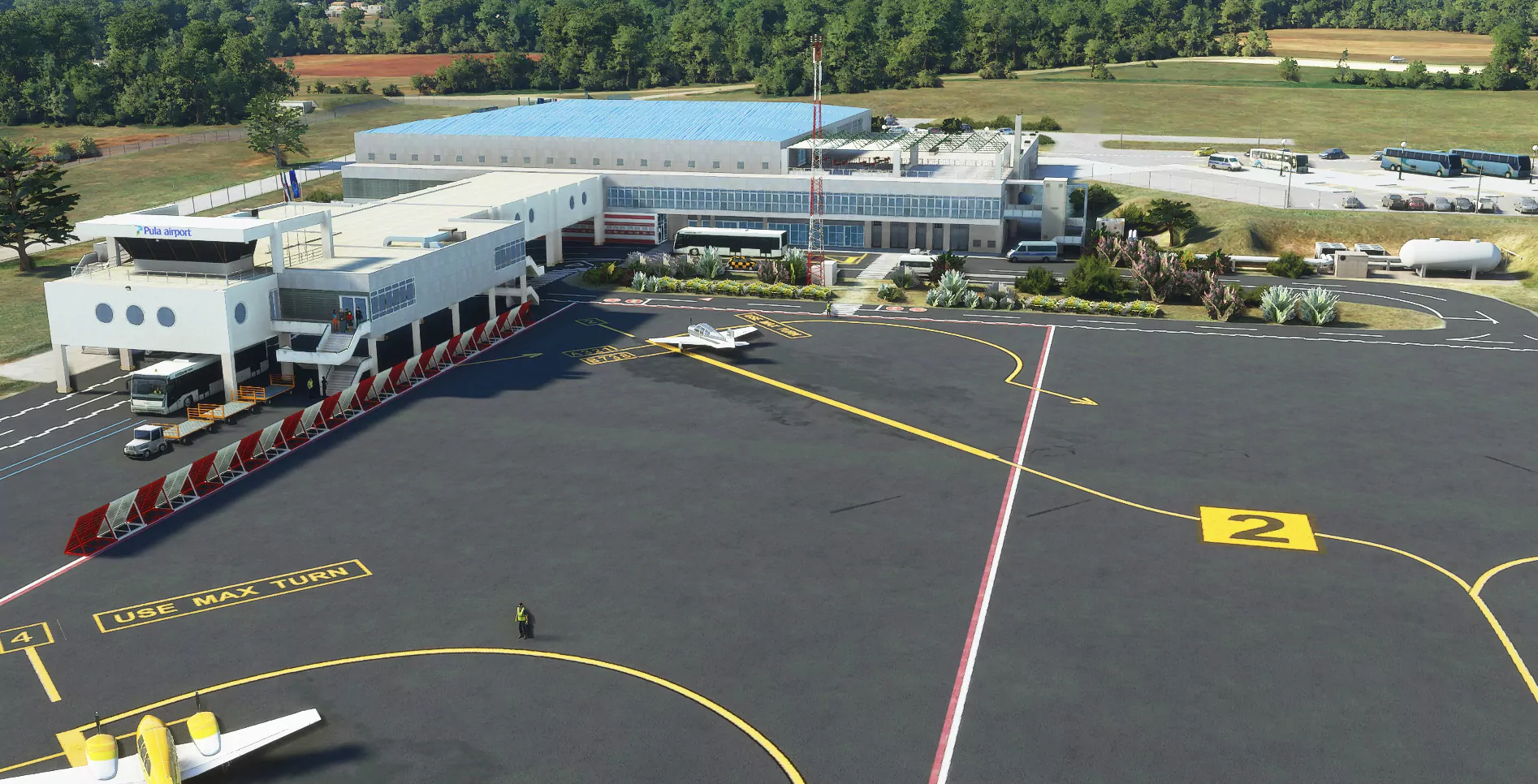 Аэропорт LDPL ( Пула, Хорватия )